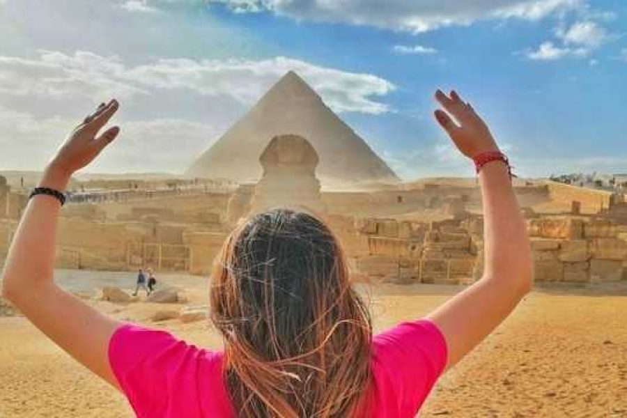 Visit the Great Pyramids and the sphinx