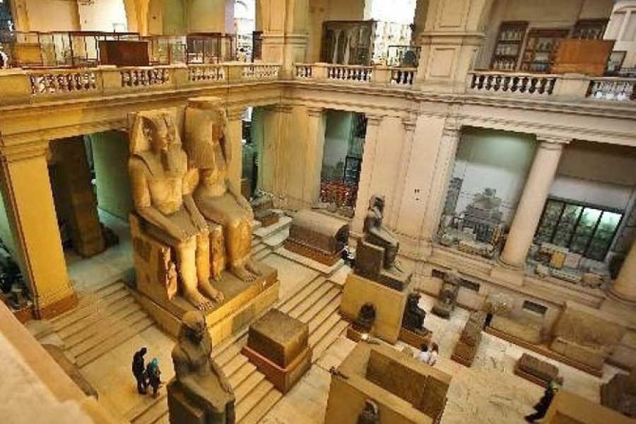 The Egyptian Museum and Tutankhamun mask