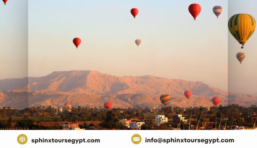 Hot air balloon in Luxor